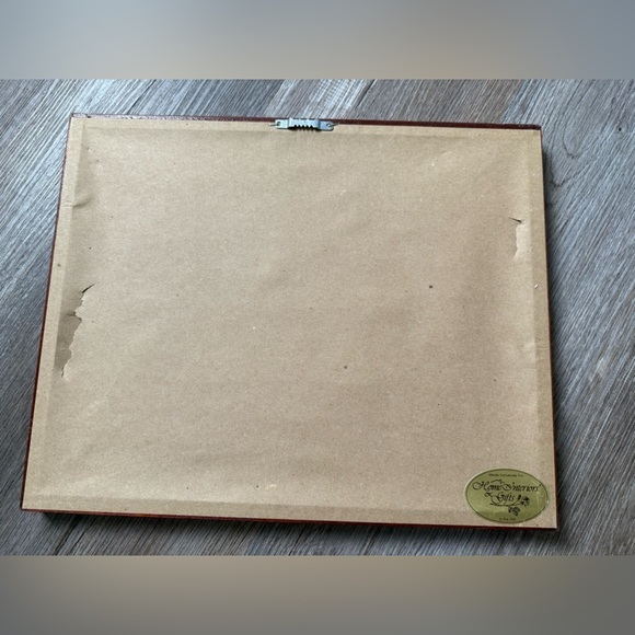 VTG 97 Linda Picken Dog Puppy Frame Drawing Reprint Golden Retriever Teddy Bear - Picture 4 of 5